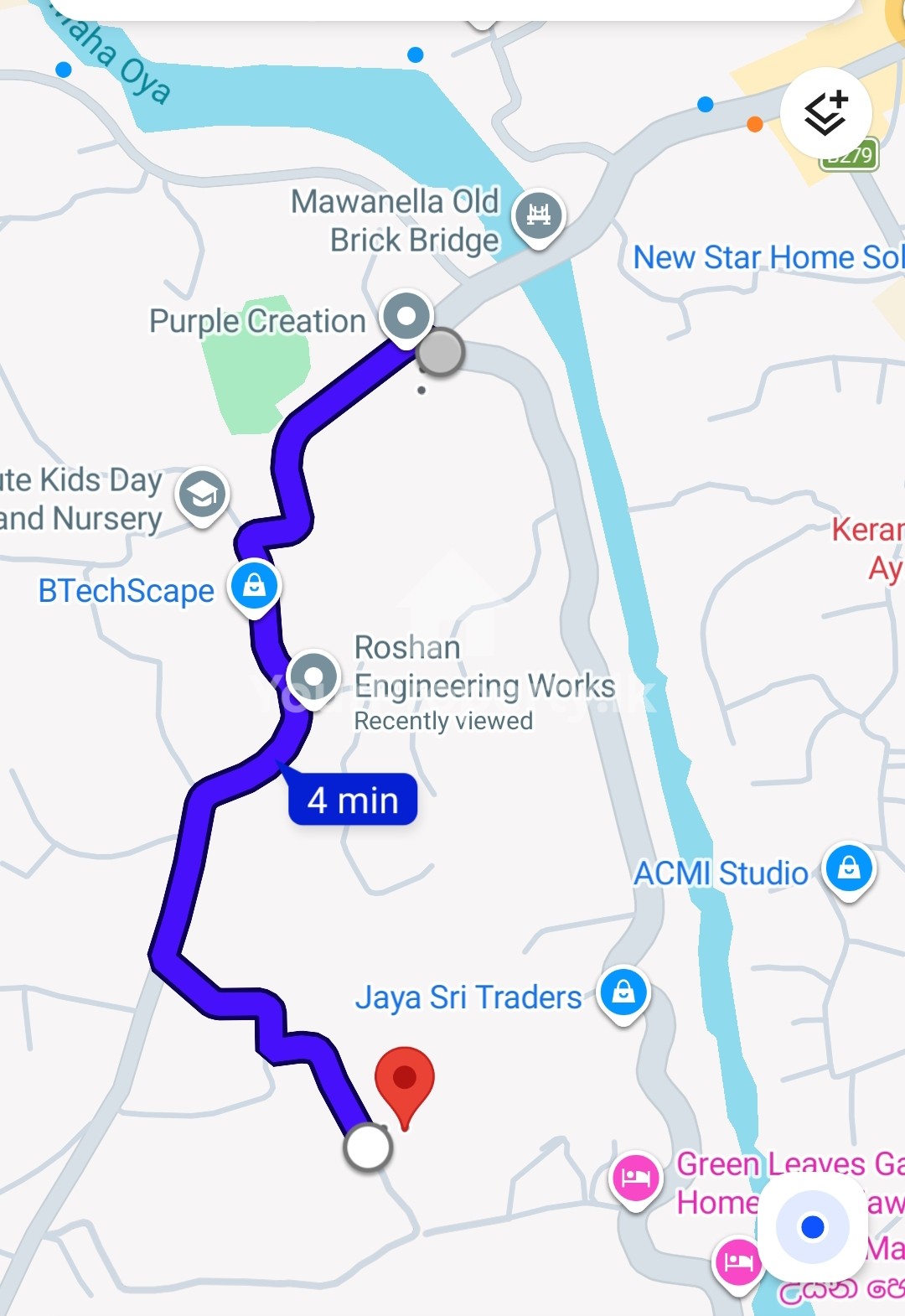 මාවනැල්ල නගරයට ඉතා ආසන්නයෙන් සියලු පහසුකම් සහිත ඉඩමක්.